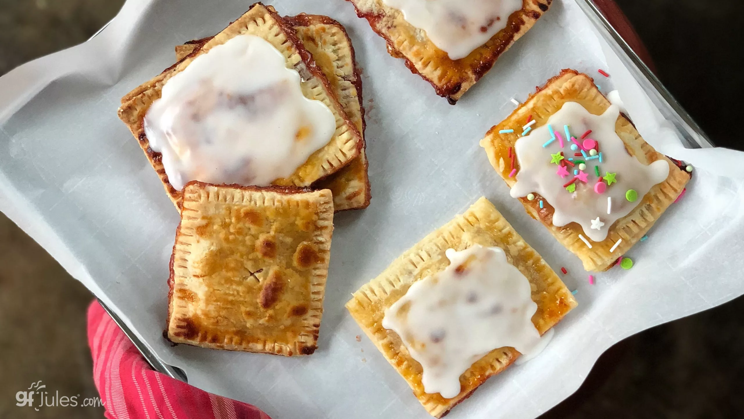 Gluten Free Pop Tarts are easy to make, and so worth it! gfJules