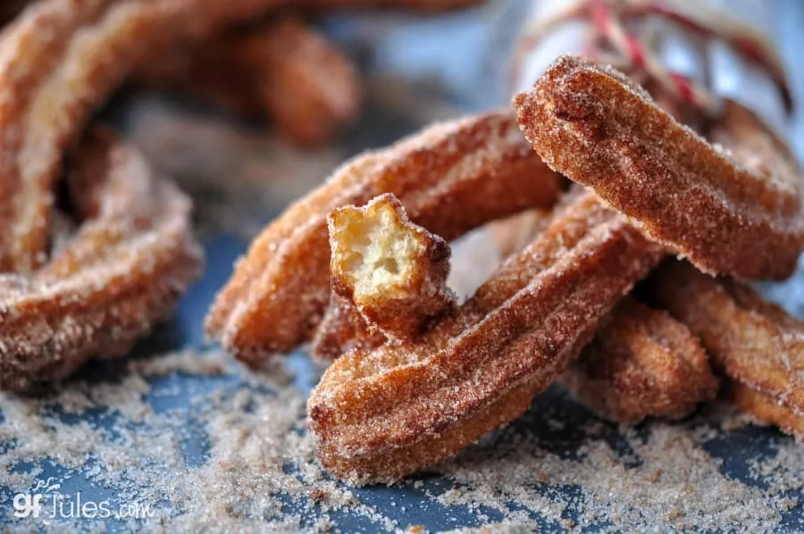 Gluten Free Churros with bite