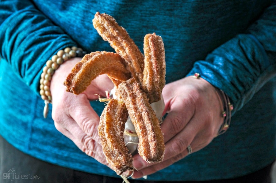 gluten free churros bouquet