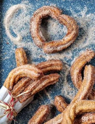 gluten free churros heart