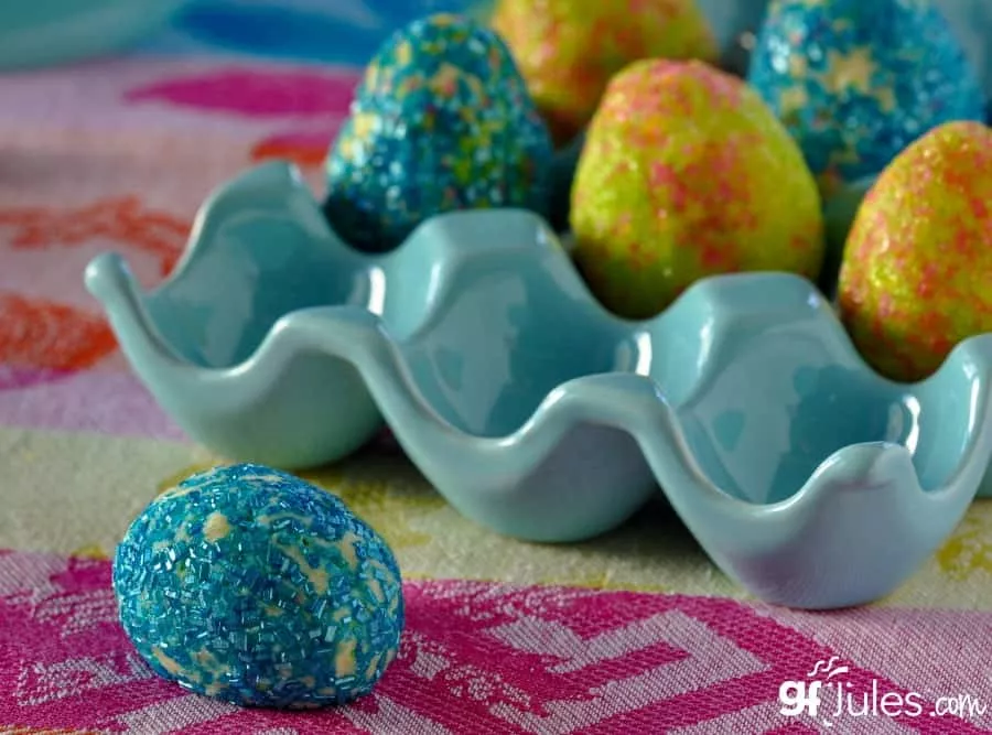 gluten free sugar cookie easter eggs