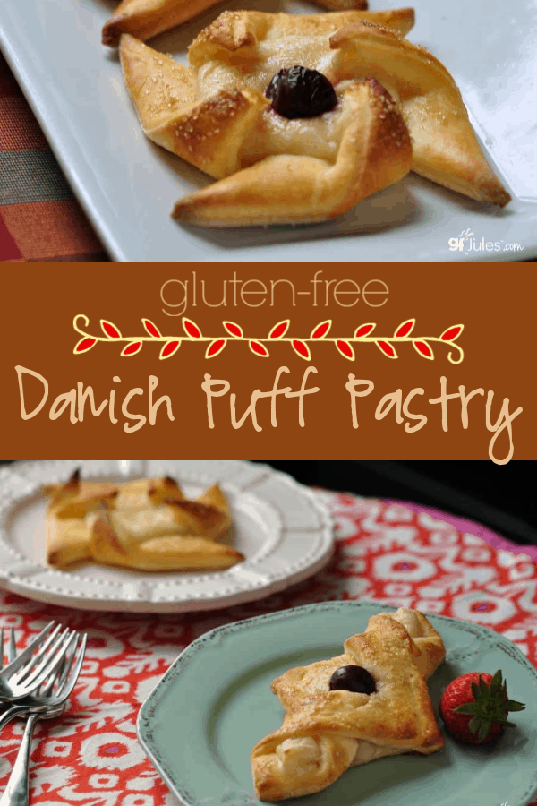 These gluten free puff pastry Danish tastes as good as those (gluten ones) I remember from my childhood. And they're surprisingly easy to make. Try 'em NOW!