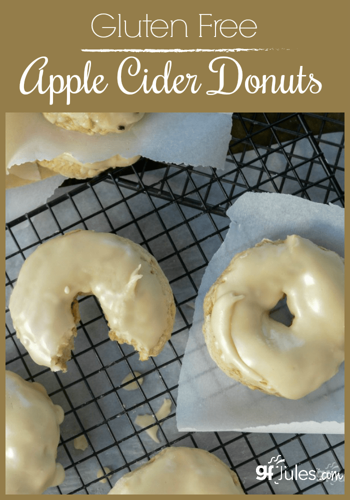 These gluten free apple cider donuts bring apple and cinnamon together in one soft, yummy circle of deliciousness!