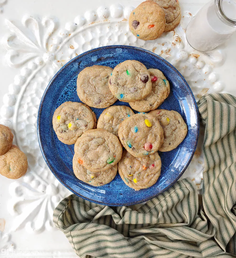 Gluten Free Triple Chocolate M&M Brownies - Breezy Bakes