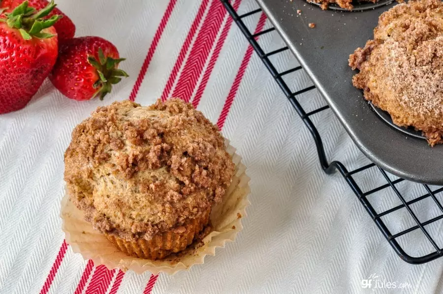 gluten free coffee cake muffin