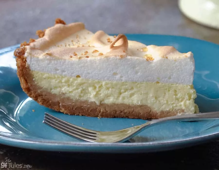  rebanada de pastel de lima sin gluten CU