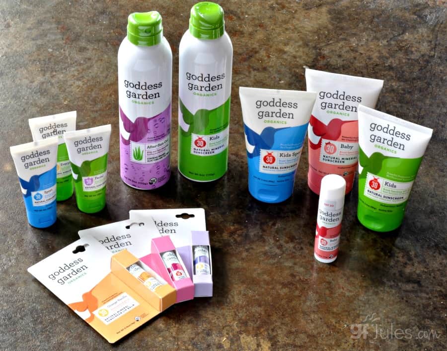 Goddess Garden gluten free sunscreen line | gfJules