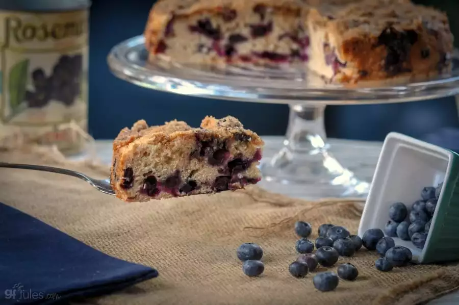 Gluten Free Blueberry Buckle Cake