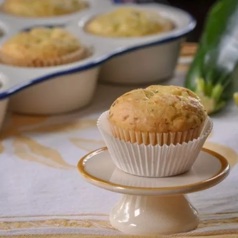 Gluten Free Zucchini Lemon Muffin