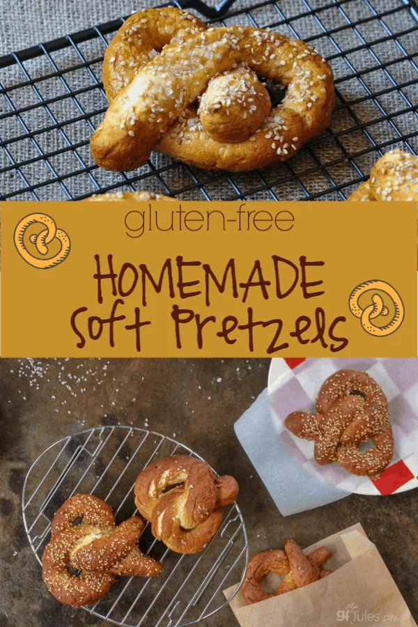 Making a Gluten Free Soft Pretzel recipe may seem intimidating at first, but once you try, your family will beg for more! Soft, salty, chewy & easy to make!