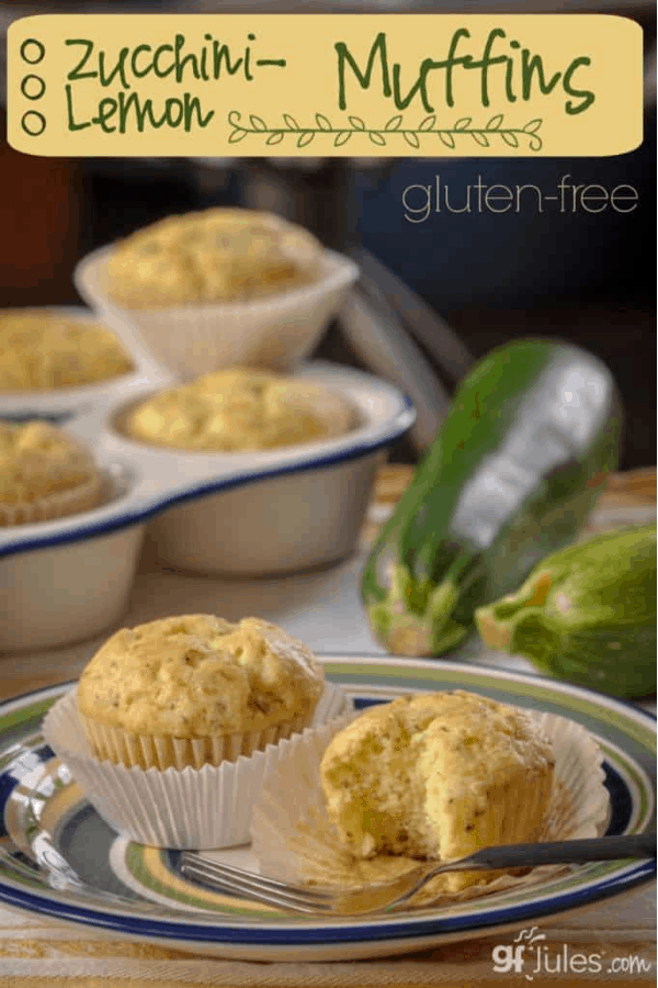 These gluten free zucchini lemon muffins are pretty special. They boast a light, airy crumb and a perfectly balanced, not too sweet flavor.
