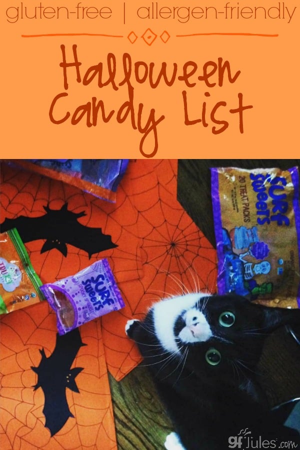 If you are looking for safe gluten free Halloween candy options, you need to check out this list by gfJules. 