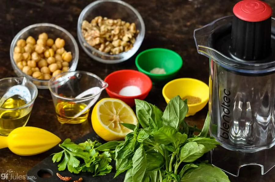 gluten free pesto ingredients