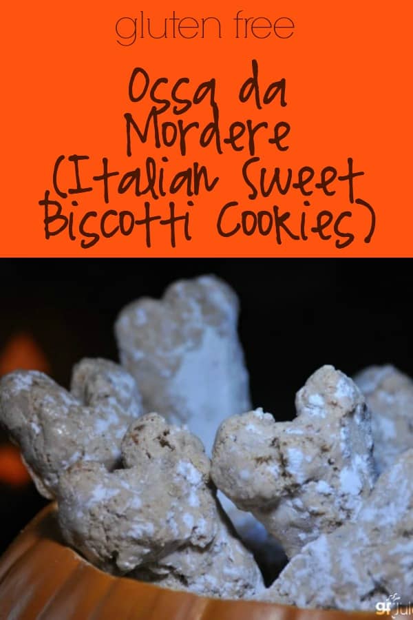 Ossa da Mordere (Italian Sweet Biscotti Cookies) - gfJules