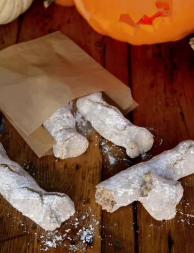 gluten-free-bones-cookies-with-jack-o-lantern square