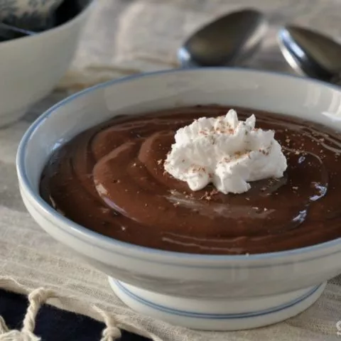 gluten free vegan chocolate pudding