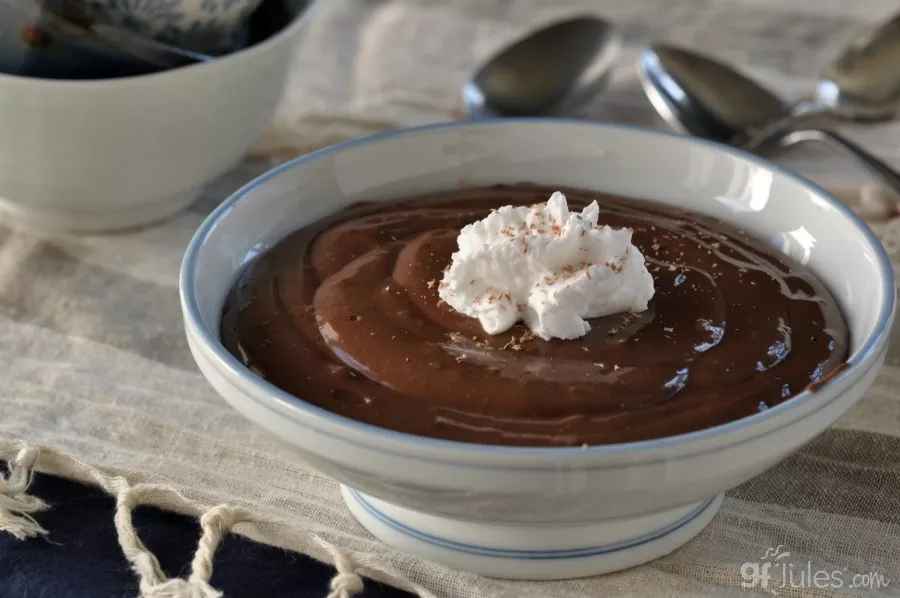 gluten free vegan chocolate pudding