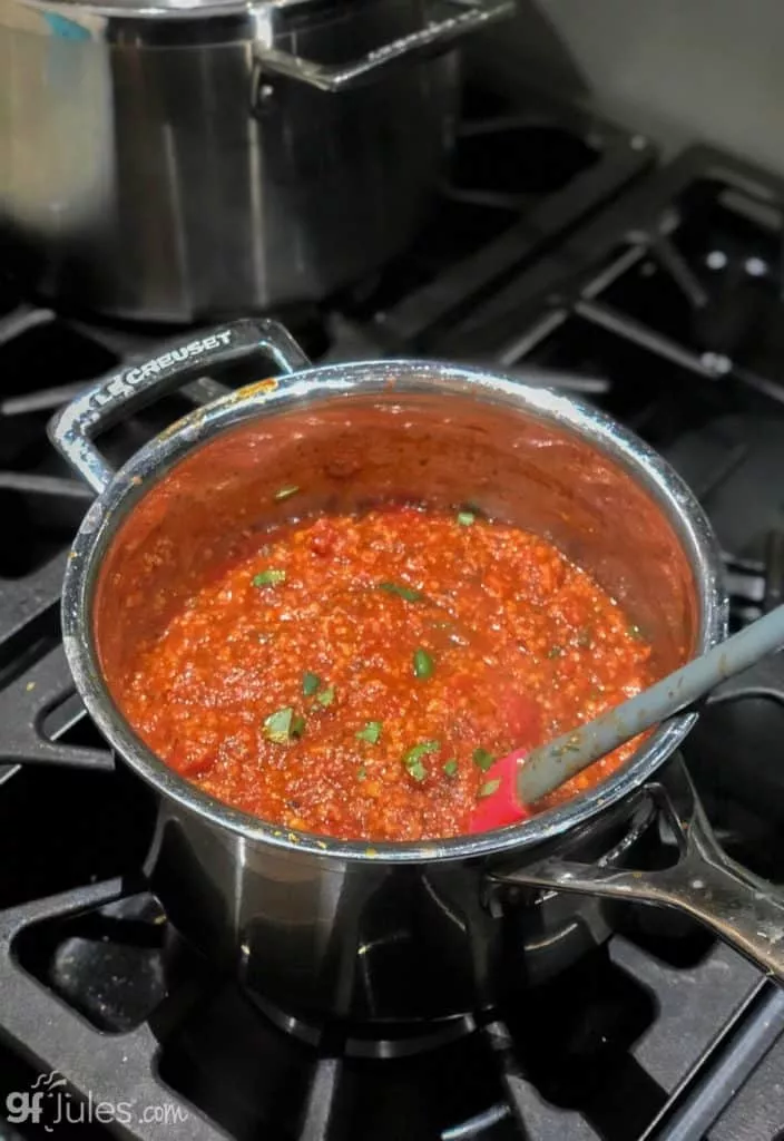 Easy Homemade Pasta Sauce - gfJules Helps You Make it Quick & Delish!