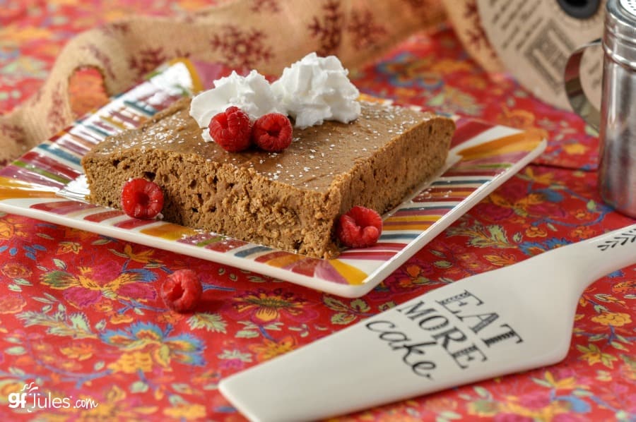 gluten free gingerbread on plate