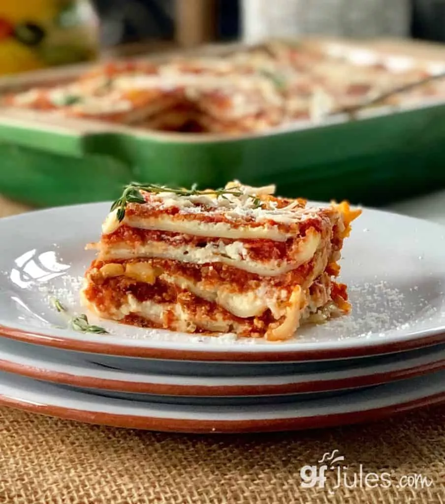 Homemade Fresh Gluten Free Lasagna Noodles & Lasagna - gfJules