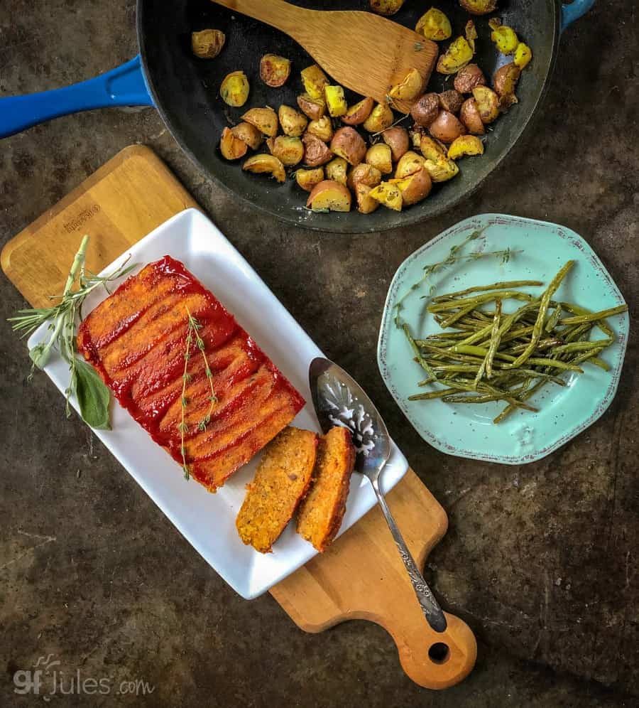 Gluten Free Vegetarian Meatloaf Sq