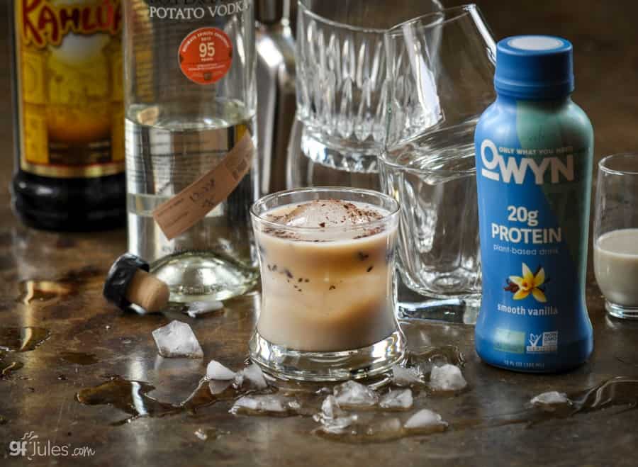 OWYN white russian with glasses