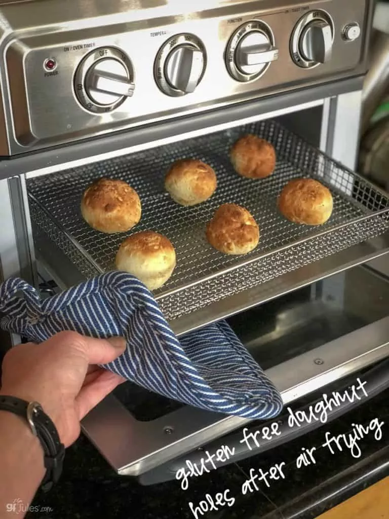 gluten free doughnut holes after air frying