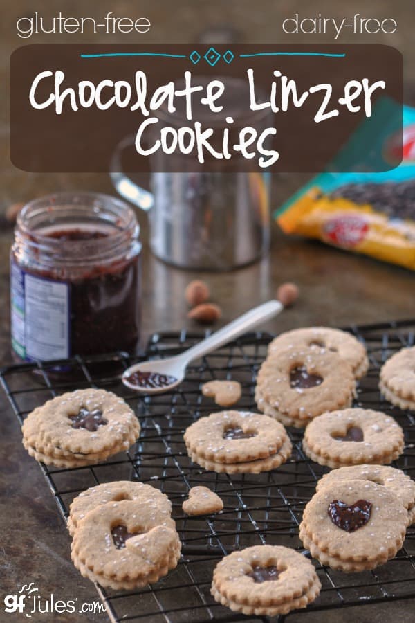 Gluten Free Chocolate Linzer Cookies gfJules