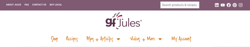 gfJules Search Bar