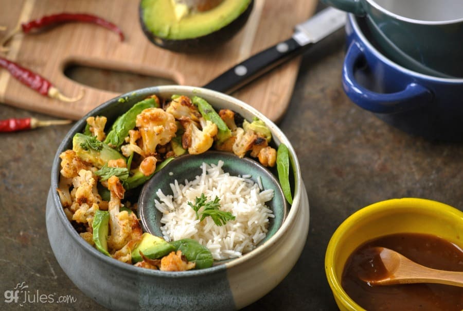 gluten free cauliflower buddha bowl