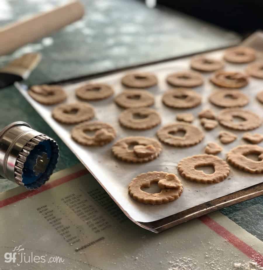 gluten free chocolate linzer dough 2