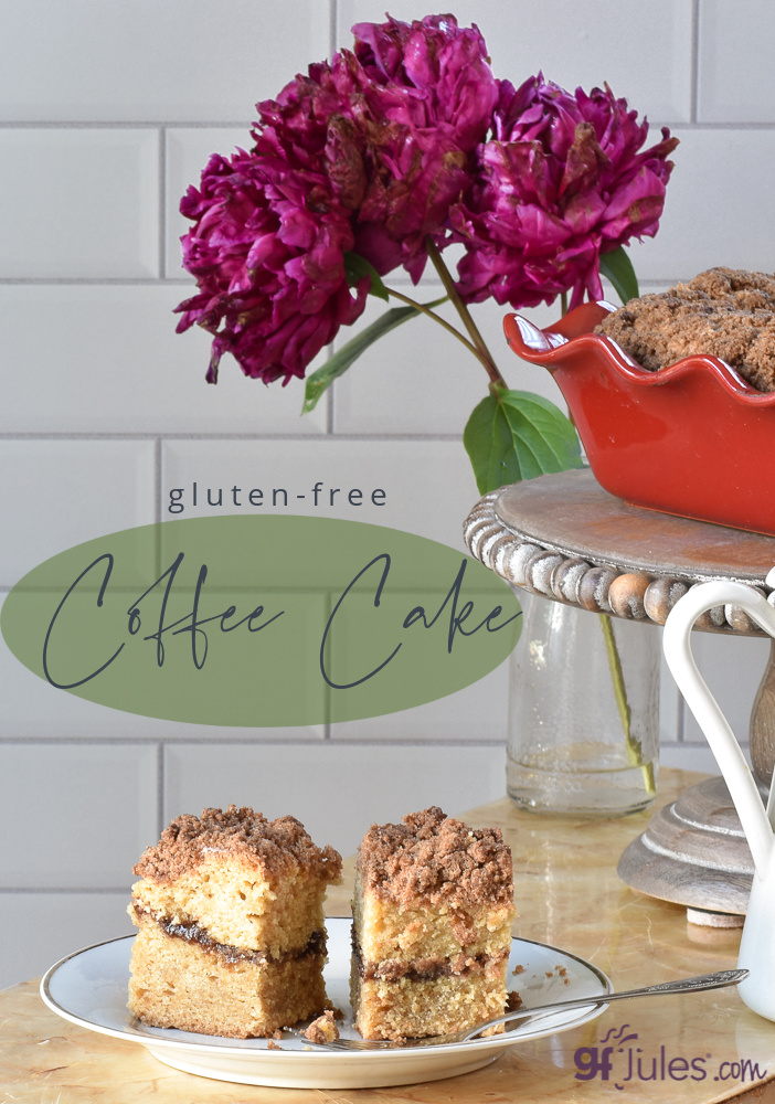 gluten free coffee cake - classic coffee cake made gluten free | gfJules
