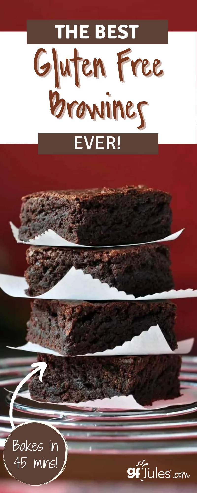 The Best GF Brownies Ever PIN