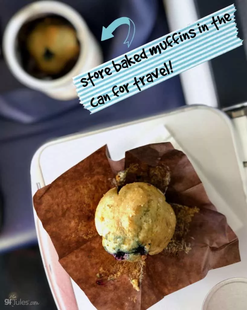 Traveling gluten free with muffins gfJules