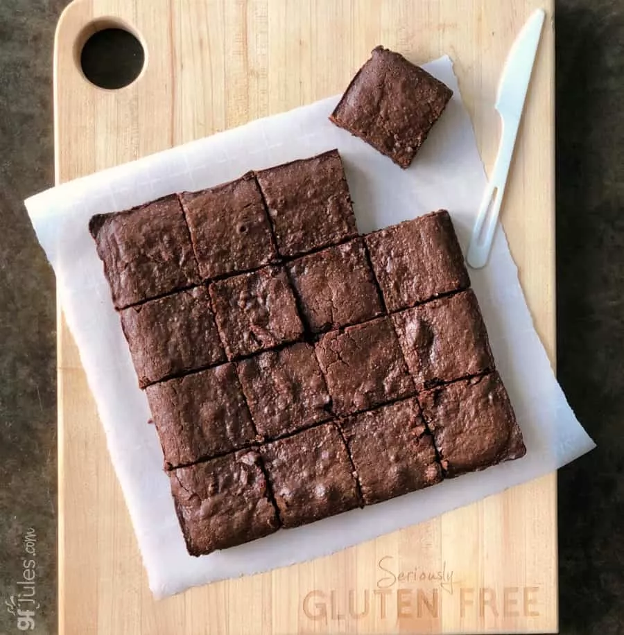 gluten free protein brownies on Words With Boards