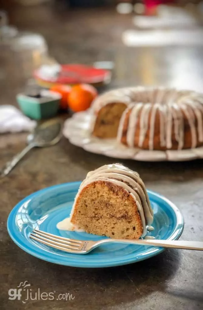 gluten free coffee cake pound cake vertical