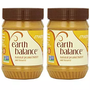 EARTH BALANCE - Peanut Butter-Creamy/Flaxseed 16 Oz - 2 EACH