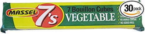 Massel 7?s Bouillon Cube, Vegetable, 1.23-Ounce (Pack of 30)