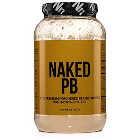 2lbs of 100% Premium Powdered Peanut Butter from US Farms – Bulk, Only Roasted Peanuts, Vegan, No Additives, Preservative Free, No Salt, No Sugar - 76 Servings - NAKED PB
