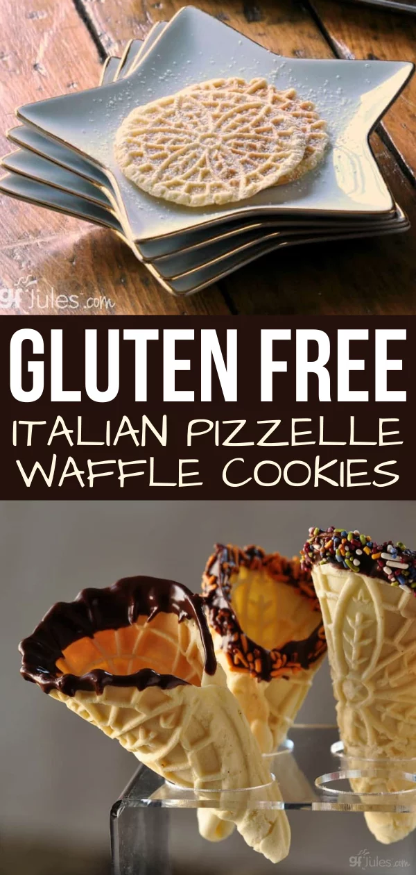 Gluten Free Italian Pizzelle Waffle Cookies