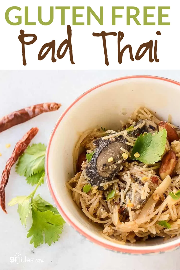 Homemade Gluten Free Pad Thai - makes delicious dinner easy!