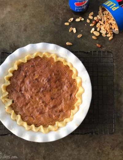 pepsi and peanuts pie with pepsi and nuts