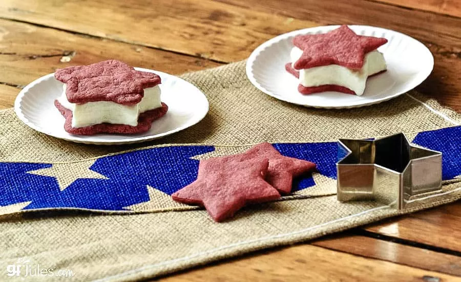 gluten free red velvet ice cream sandwich