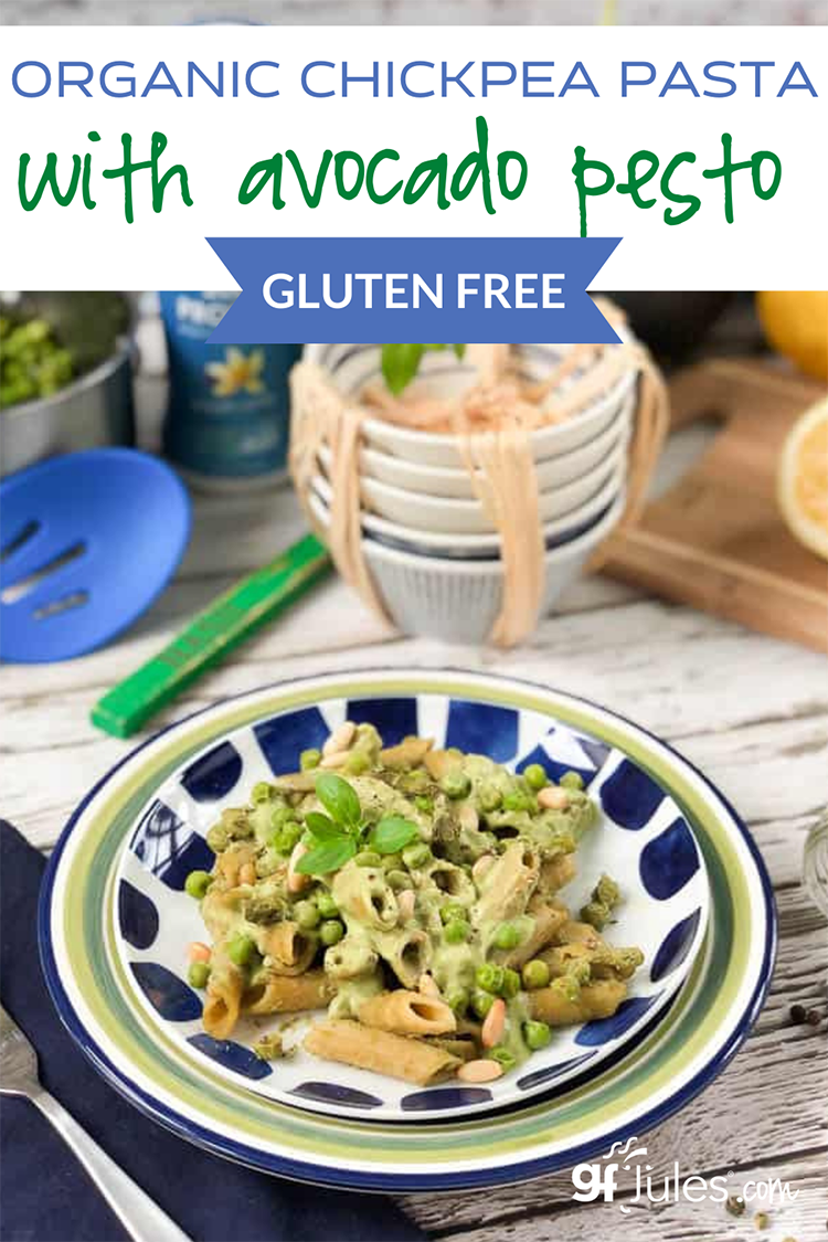 Gluten Free Avocado Pesto Pasta Recipe