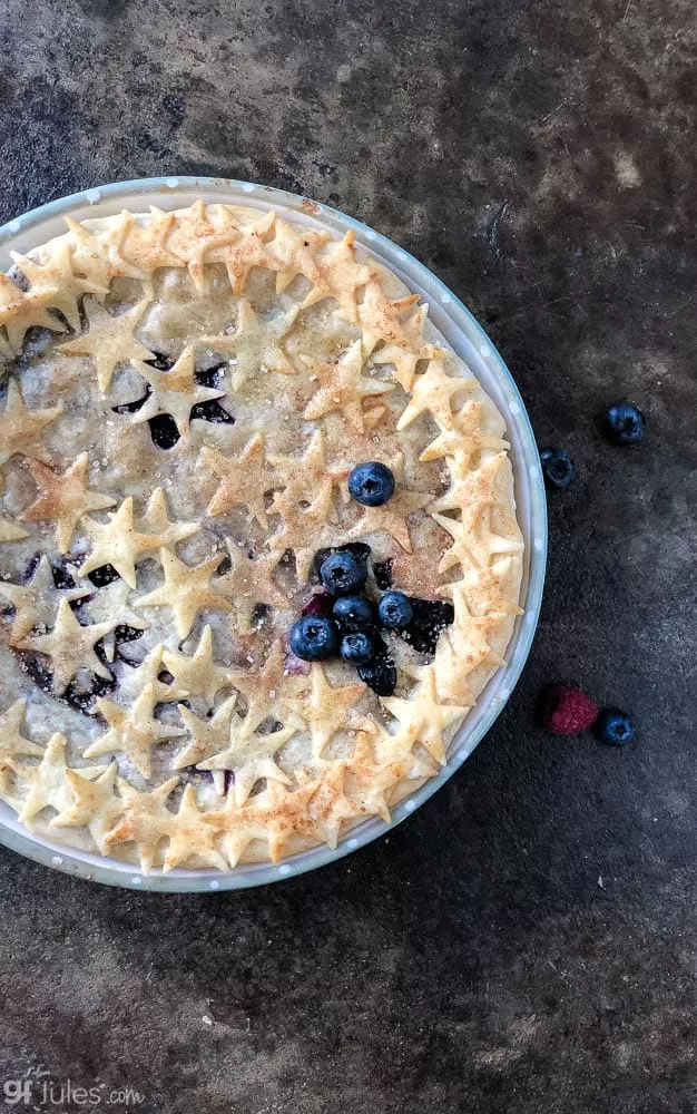 gfJules gluten free blueberry pie vertical