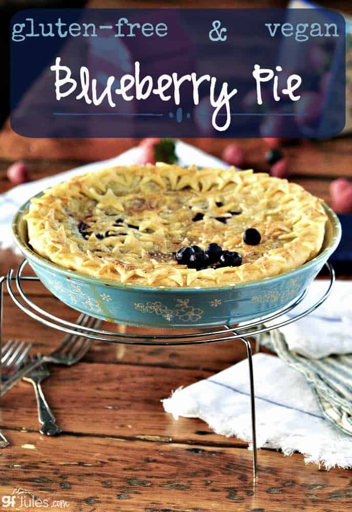 Gluten Free Blueberry Pie Recipe - & delectable homemade crust! |gfJules