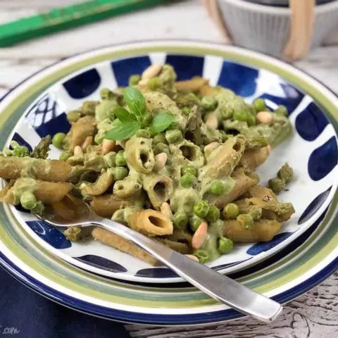 gluten free pesto pasta CU