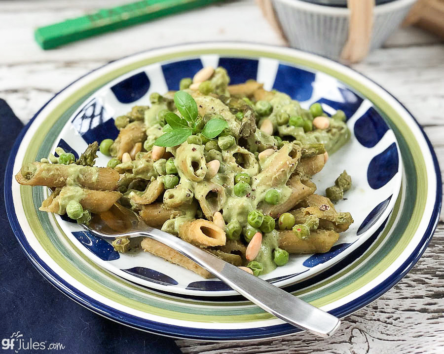 gluten free pesto pasta 4 |gfJules