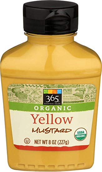 365 Everyday Value, Organic Yellow Mustard, 8 oz