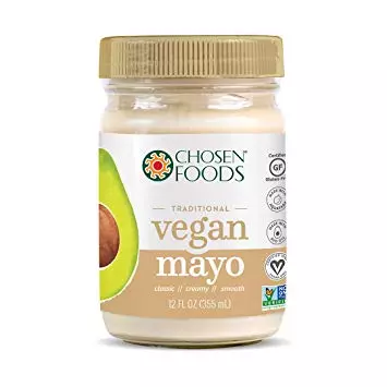 Chosen Foods 100% Pure Avocado Oil-Based Vegan Mayo 12 oz., Egg Free, Gluten Free, Soy Free, Made with Chickpeas